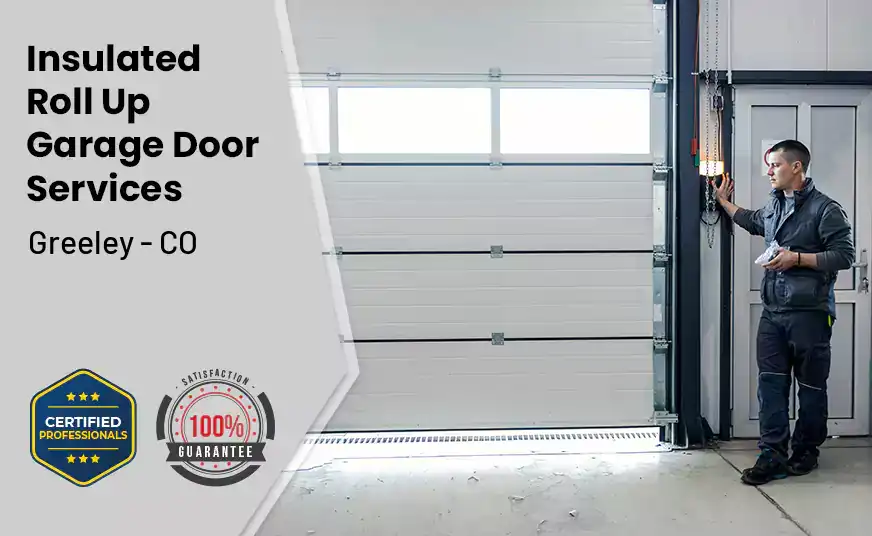 Insulated Roll Up Garage Door Greeley - CO 
